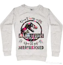 Bluza ADLER dama Mamasaurus Migdala melanj