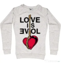 Bluza ADLER dama Love is evil Migdala melanj