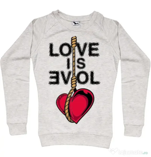 Bluza ADLER dama Love is evil Migdala melanj