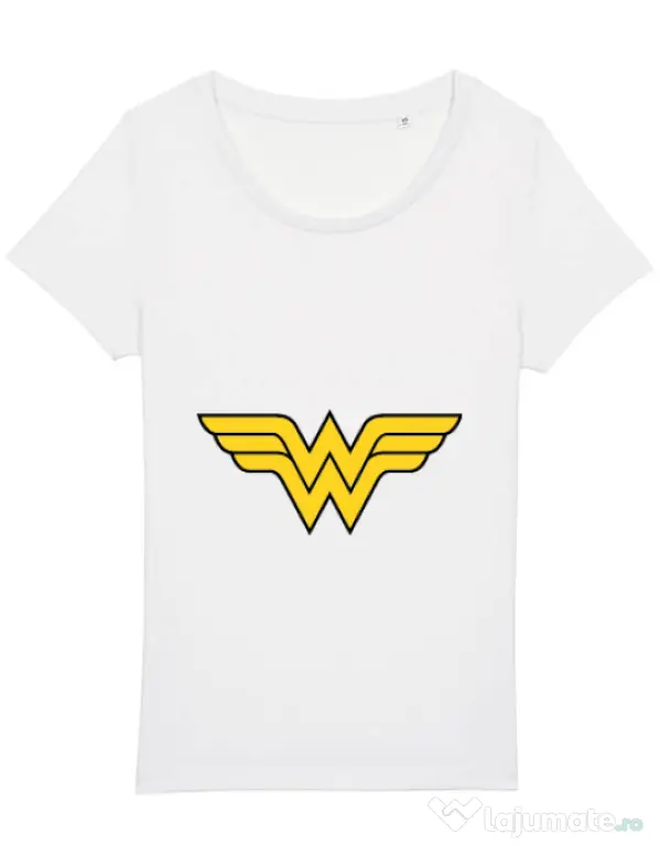Tricou STANLEY STELLA dama Wonder woman Alb