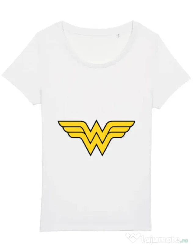 Tricou STANLEY STELLA dama Wonder woman Alb