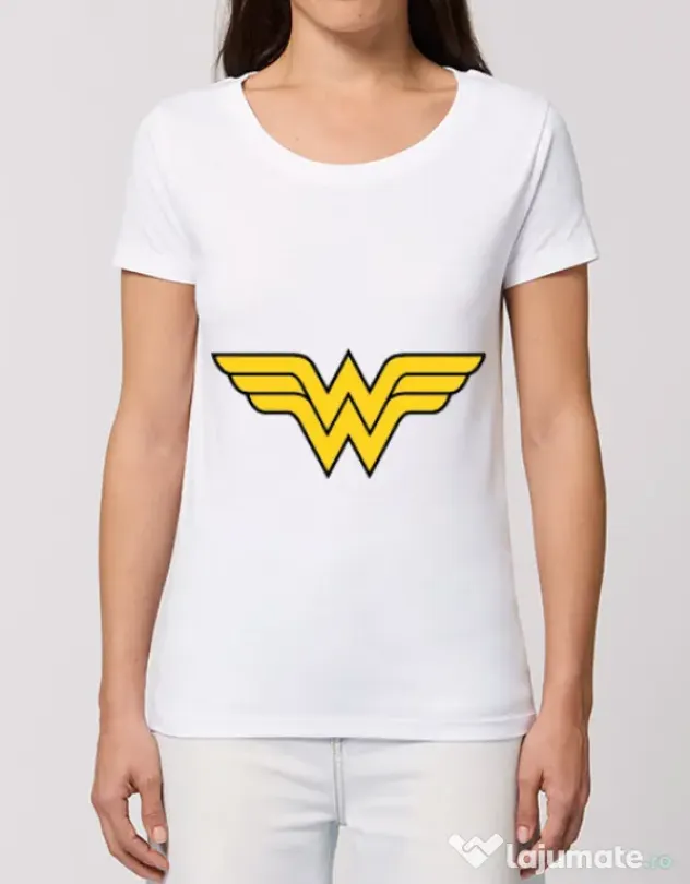 Tricou STANLEY STELLA dama Wonder woman Alb
