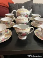 Serviciu complet ceai/cafea porțelan chinezesc vintage, anii '60 – 15 piese