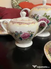 Serviciu complet ceai/cafea porțelan chinezesc vintage, anii '60 – 15 piese 