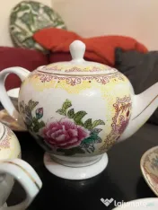 Serviciu complet ceai/cafea porțelan chinezesc vintage, anii '60 – 15 piese 