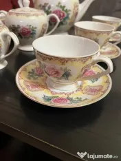 Serviciu complet ceai/cafea porțelan chinezesc vintage, anii '60 – 15 piese 