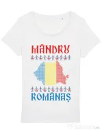 Tricou STANLEY STELLA dama Mandru romanas Alb