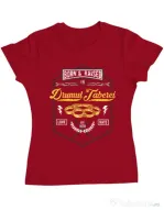 Tricou ADLER dama Drumul taberei Rosu