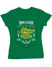Tricou ADLER dama Militari Verde mediu