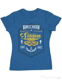 Tricou ADLER dama Salajan Albastru azuriu
