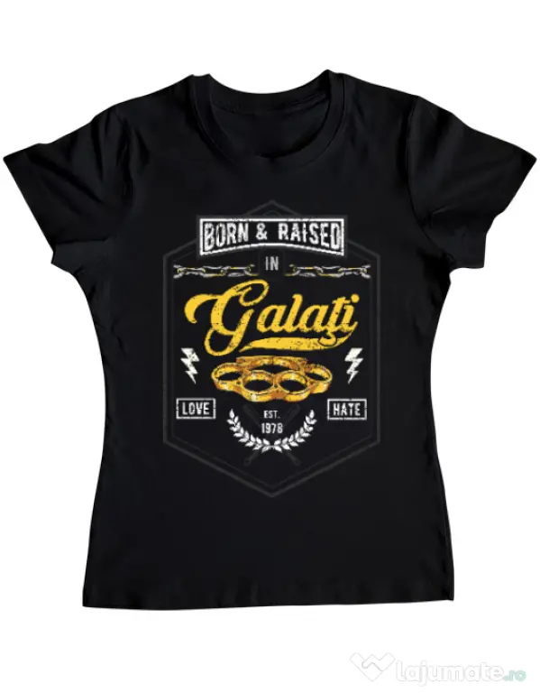 Tricou ADLER dama Galati Negru
