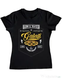 Tricou ADLER dama Galati Negru