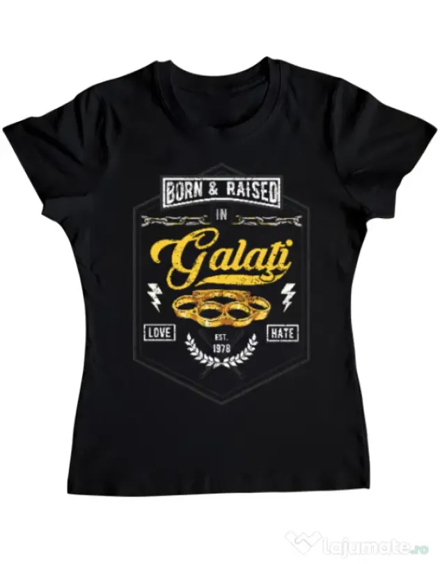 Tricou ADLER dama Galati Negru