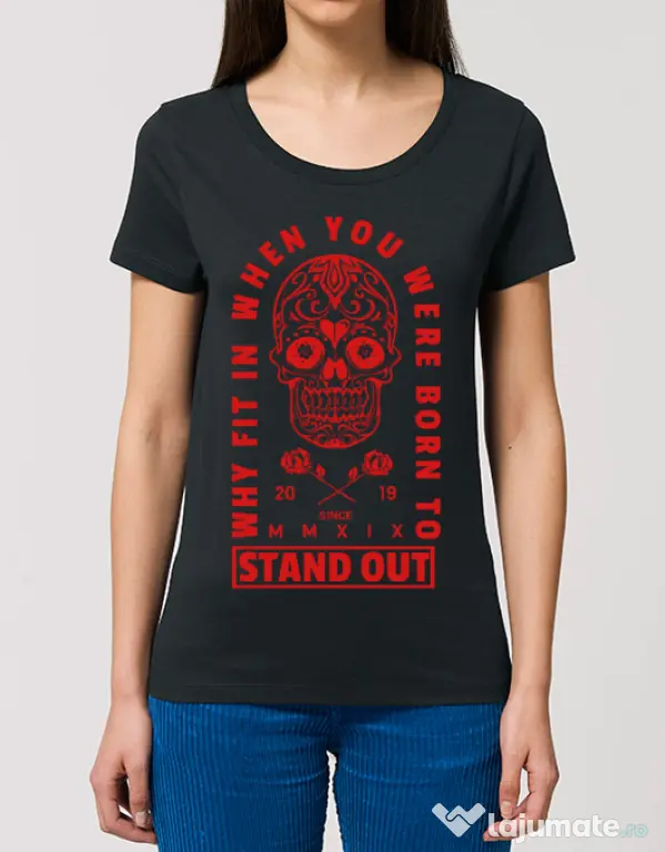 Tricou STANLEY STELLA dama Born to stand out Negru