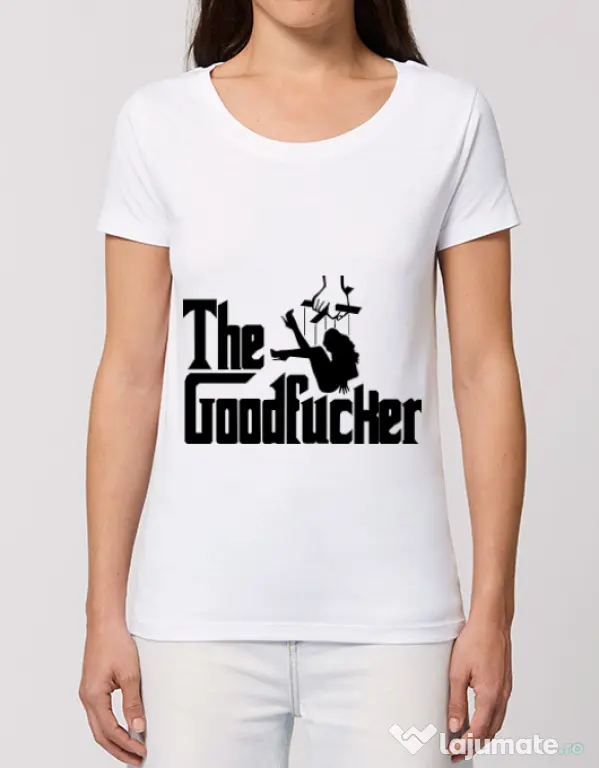 Tricou STANLEY STELLA dama The goodfucker Alb