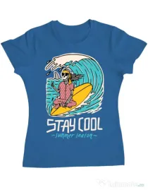 Tricou ADLER dama stay cool Albastru azuriu