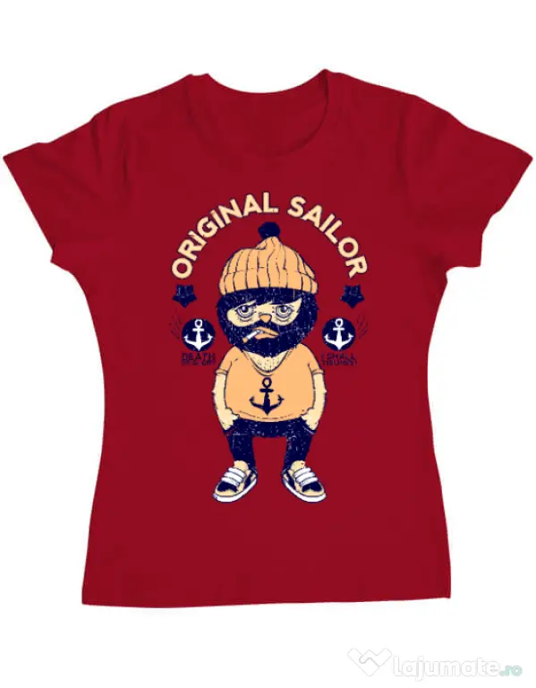 Tricou ADLER dama Original sailor Rosu
