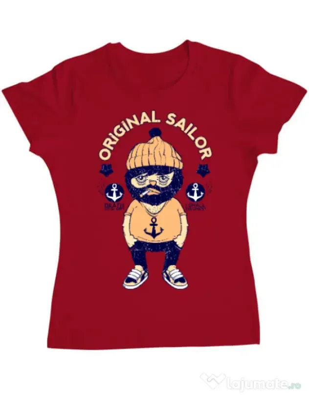 Tricou ADLER dama Original sailor Rosu