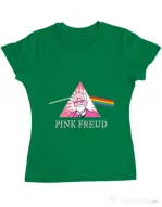 Tricou ADLER dama Pink Freud Verde mediu