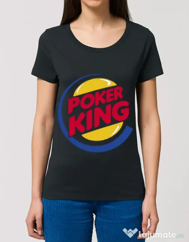 Tricou STANLEY STELLA dama Poker King Negru
