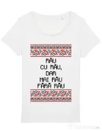 Tricou STANLEY STELLA dama Rau cu rau Alb