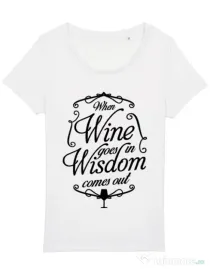 Tricou STANLEY STELLA dama Wisdom wine Alb