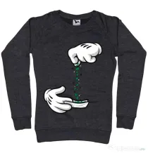 Bluza ADLER dama Magic sparkles Negru melanj