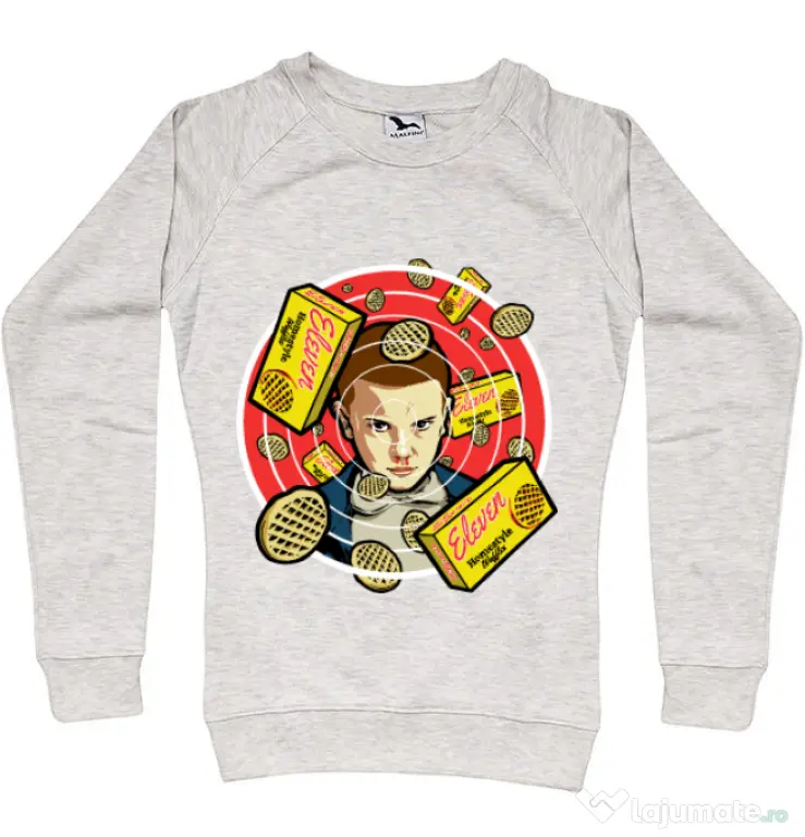 Bluza ADLER dama Stranger Waffles Migdala melanj