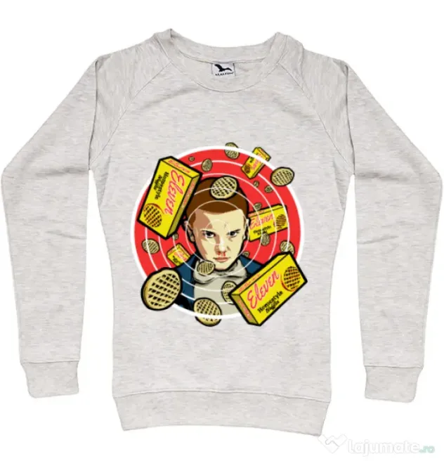 Bluza ADLER dama Stranger Waffles Migdala melanj
