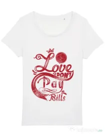 Tricou STANLEY STELLA dama Love Alb