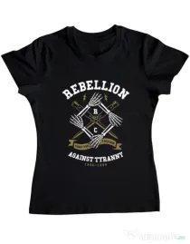 Tricou ADLER dama Rebellion Negru