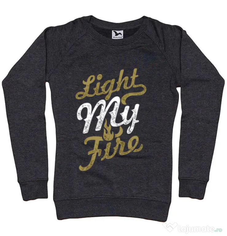 Bluza ADLER dama Light My Fire Negru melanj