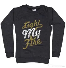 Bluza ADLER dama Light My Fire Negru melanj
