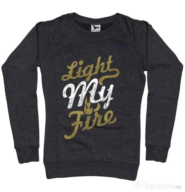 Bluza ADLER dama Light My Fire Negru melanj