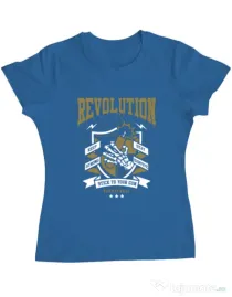 Tricou ADLER dama Revolution Albastru azuriu