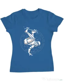 Tricou ADLER dama Skatetrooper Albastru azuriu