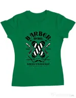 Tricou ADLER dama Barber Rebel II Verde mediu