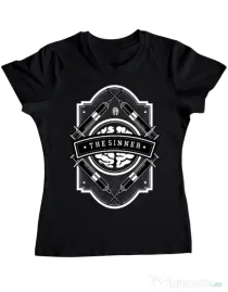Tricou ADLER dama The Sinner Negru