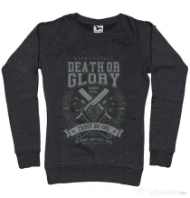 Bluza ADLER dama Death or Glory Negru melanj