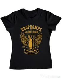 Tricou ADLER dama Dropbombs Negru