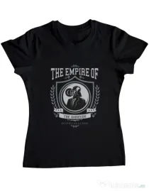Tricou ADLER dama The Empire of Darkside Negru