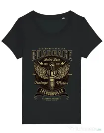 Tricou STANLEY STELLA dama Road Rage Negru