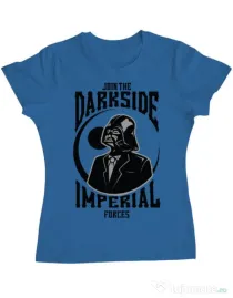 Tricou ADLER dama Darkside Albastru azuriu