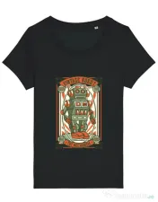 Tricou STANLEY STELLA dama Vintage Robot Negru