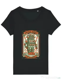 Tricou STANLEY STELLA dama Vintage Robot Negru
