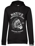Hoodie dama cu gluga Native Trooper Negru