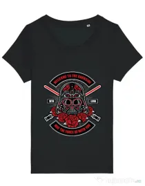 Tricou STANLEY STELLA dama Darth Vader Sugar Skull Negru