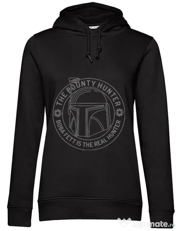 Hoodie dama cu gluga Bounty Hunter Negru