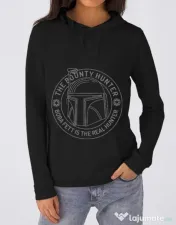 Hoodie dama cu gluga Bounty Hunter Negru 
