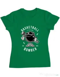 Tricou ADLER dama Basketball Bomber Verde mediu